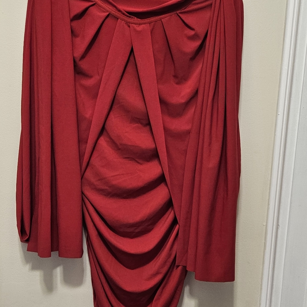 Red Convertible women dress